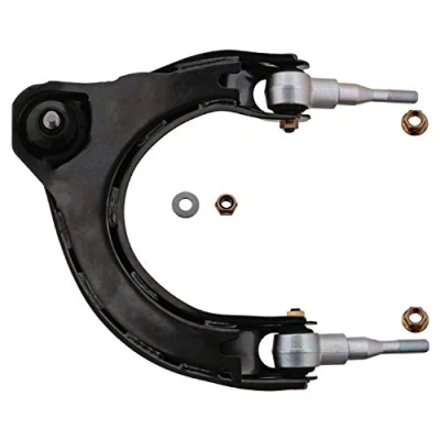 Image of MB912505, MR162803 Suspension Arm FEBI BILSTEIN 41233 with bearings, lock nuts ball joint Front Axle Left, Upper Control Sheet Steel