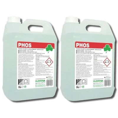 Image of Clover 508 Phos Food Plant Descaler 5 Litre Pack of 2