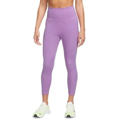 Image of Nike One Df Hr Crop Tights Rush Fuchsia/White XL