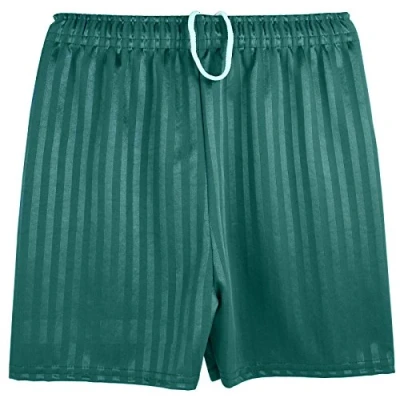 Image of Kentex Online Men&#039;s Boys Girls Unisex Shadow Stripe Gym Sports Football Games School PE Shorts (XXL Mens, Bottle)