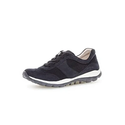 Image of Gabor Women Trainers, Ladies Low Tops,Removable Insole,lace up Shoe,Sports Shoe,Platform Sole,Low Shoe,Leisure,Nightblue,38.5 EU / 5.5 UK