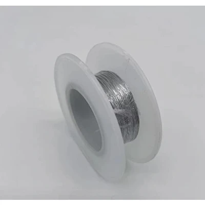 Image of ChaRLes 304 Stainless Steel Wire Length 30M Bright Single Hard Diameter 0.2/0.3/0.4/0.5/0.6mm 0.4mm