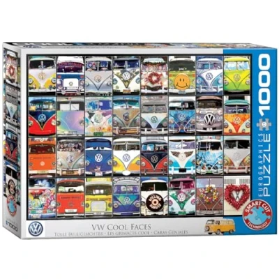 Image of EuroGraphics 6000 0870 VW Cool Faces Volkswagen Puzzle, Various, 48 x 68 cm
