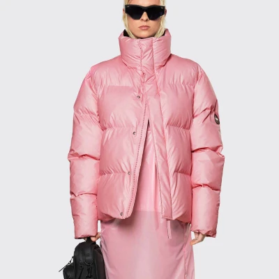 Image of Rains Quilted Padded Matte Shell Jacket L