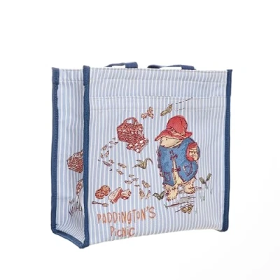 Image of Signare Paddington Bear Designs Classic Marmalade Handbags and Accessories (Shopper Bag, Blue)