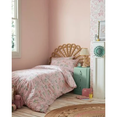 Image of Cath Kidston Painted Unicorn Children Double Duvet Cover Set Pink
