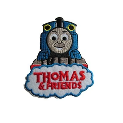 Image of Fat catz copy Thomas The Tank Engine &amp; his Friends Iron Sew on Embroidered Patch Badge Transfer Art Craft Applique Motif