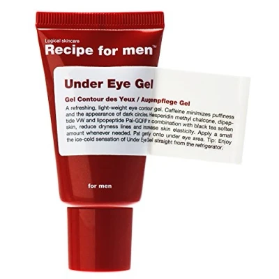 Image of Recipie For Men Under Eye Gel Masks Increase Skin Elasticity &amp; reduce Dryness Mask 25ML