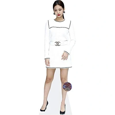 Image of Jennie (White Suit) Mini Size Cutout