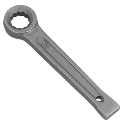 Image of AB Tools 17mm Slogging Box End Striking Ring Wrench Spanner Bi Hex 12 Sided Metric
