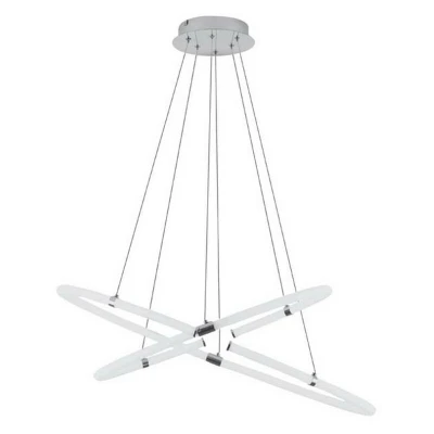 Image of Galata Ceiling Pendant Light LED 82W 3000K White Chrome
