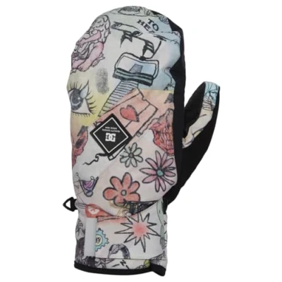 Image of Dcshoes Technical Snowboard/Ski Mittens FRANCHISE MITTEN Men White S
