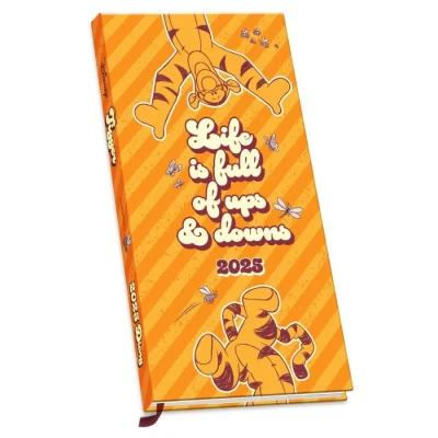 Image of 2025 Diary Disney Tigger Week to View Slim Pocket Official Product