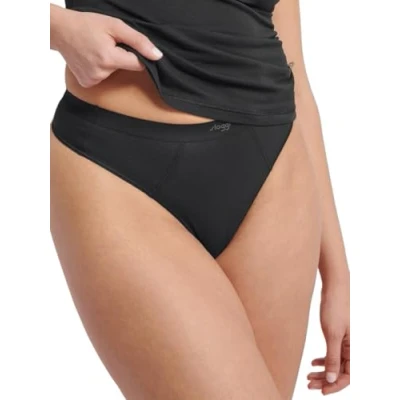 Image of Sloggi Women&#039;s EVER Ease String Underwear, Black, XL