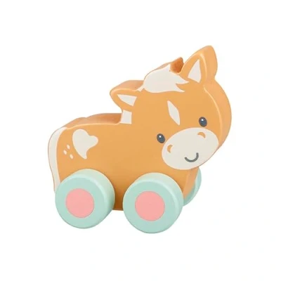 Image of Orange Tree Toys Pony First Push Wooden Toy