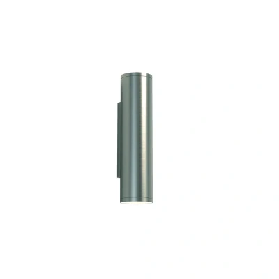 Image of Ava Coastal Outdoor LED Up Down Wall Light Stainless Steel IP44, GU10
