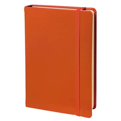 Image of Quo Vadis Habana Notebook 15 Lined with Elastic 10 x cm Orange