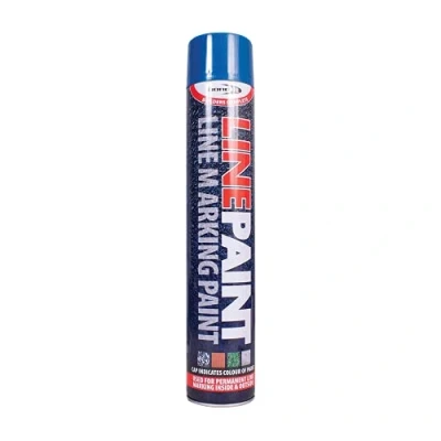 Image of 1X Survey Line Marker Marking Spray Paint 750ml Blue Permanent