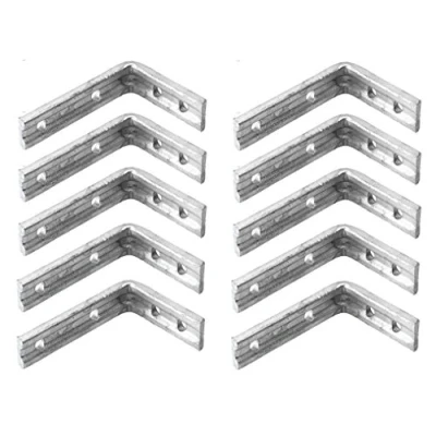 Image of Heavy Duty Galvanised Shelf Bracket 10 Pack 10x8&quot; / 250x200mm