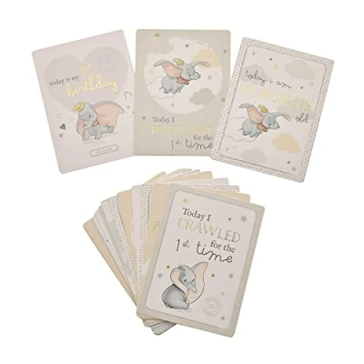 Image of Disney Baby Milestone Cards Pack of 24 Dumbo 5199