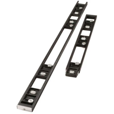 Image of Trend Two Part Skeleton Hinge Jig with Adjustable Blocks, Robust Carry Case &amp; Guide Bush for Recess Cutting, Black, H/JIG/C