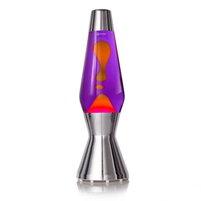 Image of MATHMOS Astro Lava Lamp The Original Violet/Orange