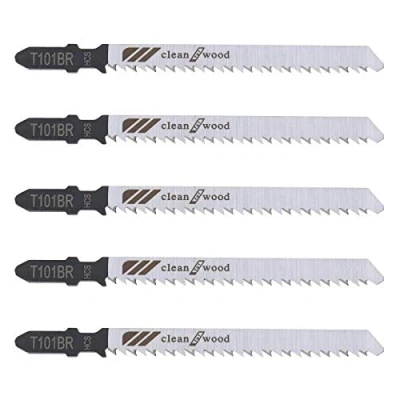 Image of OTOTEC 5pcs T101BR 100mm Jigsaw Blades HCS For wood Laminated Board Cutting