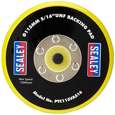 Image of Sealey Hook and Loop Backing Pad Ø115mm 5/16&quot;UNF