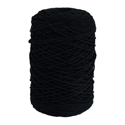 Image of Rayher Braidy Recycling Yarn for Craft, 42009576, 2mm, approx. 250m, Black