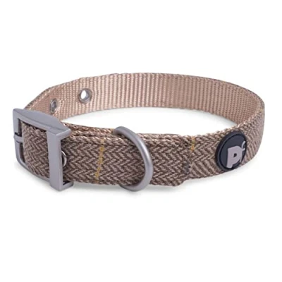 Image of Petface Tan Tweed Collar, Large