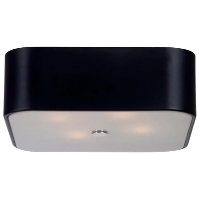 Image of Quadro Cylindrical Ceiling Light Black