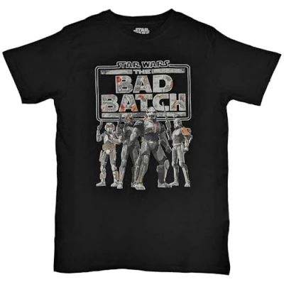 Image of Star Wars T Shirt The Bad Batch Official Mens Black L
