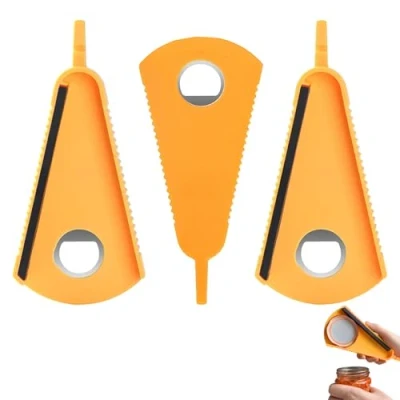 Image of Asheyya 3PCS Multi Function Bottle Opener, Lid Opener for Jars and Bottles