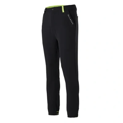 Image of Ellesse Men&#039;s DANNIO Cuffed Trouser Regular FIT Golf Pants, Black/Green, 38W