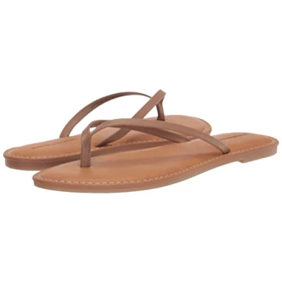 Image of Amazon Essentials Women&#039;s Thong Sandal, Dark Brown, 7 UK