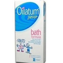 Image of Oilatum Junior Emollient Bath Additive for Eczema and Dry Skin Conditions, 150ml (Pack of 3)