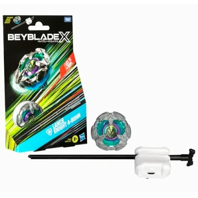Image of Beyblade X Lance Knight 4 80HN Starter Pack Top and Launcher