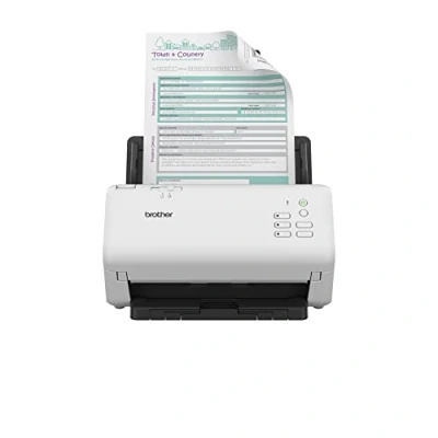 Image of Brother ADS 4300N Desktop Document Scanner SuperSpeed USB 3.0 Double sided Advanced Image Capture, UK Plug