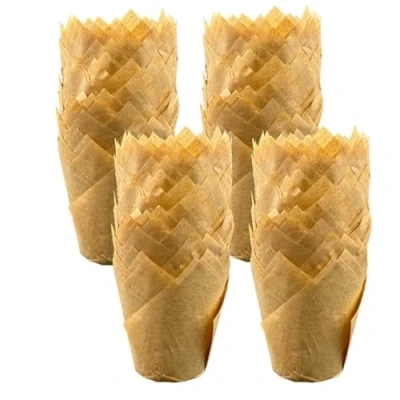 Image of Scrumptious Sprinkles Kraft Tulip Muffin Cases x 200