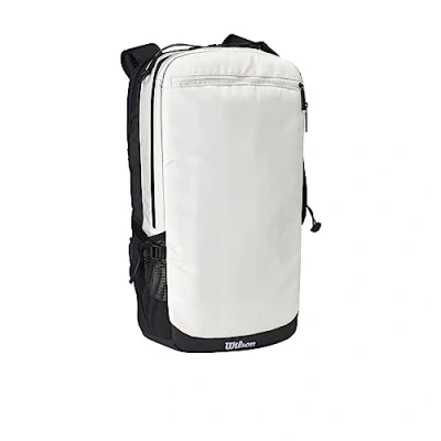 Image of Wilson Volleyball Backpack SHORELINE, Gen Green, Exterior and inner layer made from recycled polyester, Sand resistant for beach volleyball, Laptop backpack, Beige