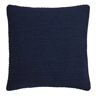 Image of Drift Home Hayden 100% Recycled Cotton Cushion Cover 43 x 43cm in Navy