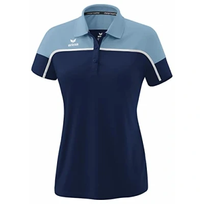 Image of Erima Women&#039;s „Change Polo Shirt, New Navy/Faded Denim/White, 44