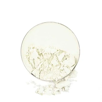 Image of pressed powder White, full cover foundation including mirror and puff applicator