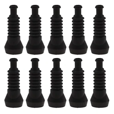 Image of Be In Your Mind 10pcs 2 Way Car Connector Waterproof Boot Sleeve Electrical Wire Dustproof Silicone Plug Cap Cover