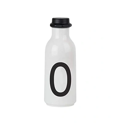 Image of Design Letters Personal Tritan Water Bottle (O) 500ml BPA Free and BPS Leak Proof Drinking in Nordic for Adult, Kids, Outdoor, Office, Sports, School, Available from A Z