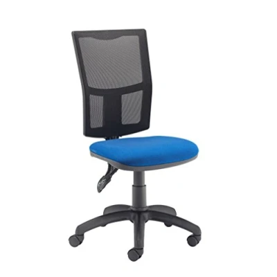 Image of Office Hippo High Back Mesh Desk Chair, Ergonomic Home &amp; Chair With Height Adjustable Seat Lumbar Support For Extra Comfort, Computer Daily Use Royal Blue