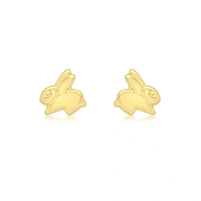 Image of Carissima Gold Women&#039;s 9ct Yellow Bunny Stud Earrings