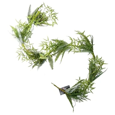 Image of Leaf Design Artificial Garland Hanging Plants