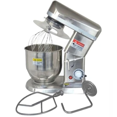 Image of Commercial Food Mixer with Dough Hook,5L/7L/10L 300W/500W Stainless Steel Stand Mixer,Pizza Bakery Multifunction Blender,3 Speed Electric for Bread Cake Hook Beater Whisk,5L