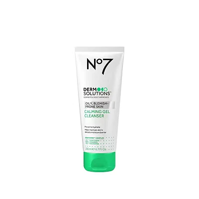 Image of No7 Derm Solutions Calming Gel Cleanser Suitable for Normal to Sensitive Skin 200ml